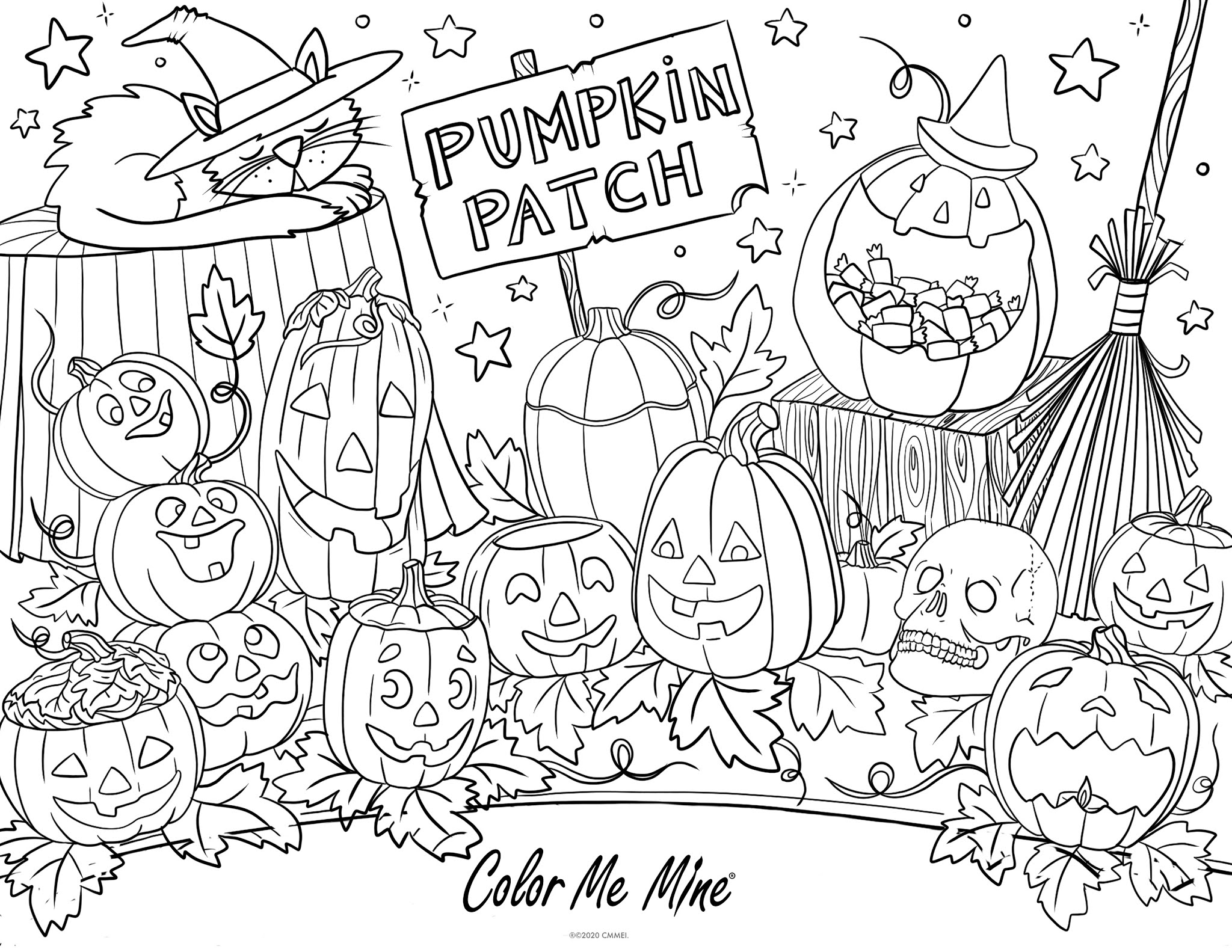 Color By Note FREEBIE: Halloween Pumpkin Patch