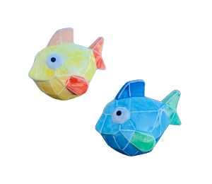 Color Me Mine Faceted Fish