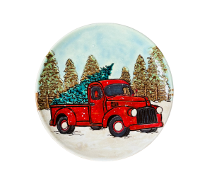 Color Me Mine Rustic Tree Farm Truck