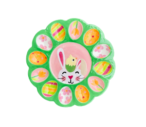 Color Me Mine Easter Sherbet Egg Plate